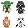 Yoda Boba Fett BB-8 Block Puzzlespiel Star Wars Bausteine Spielzeug DIY Lernspielzeug