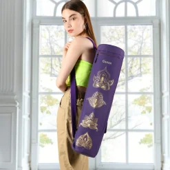 Yogatasche Gonex Durchgehender Reißverschluss Lila Paisley