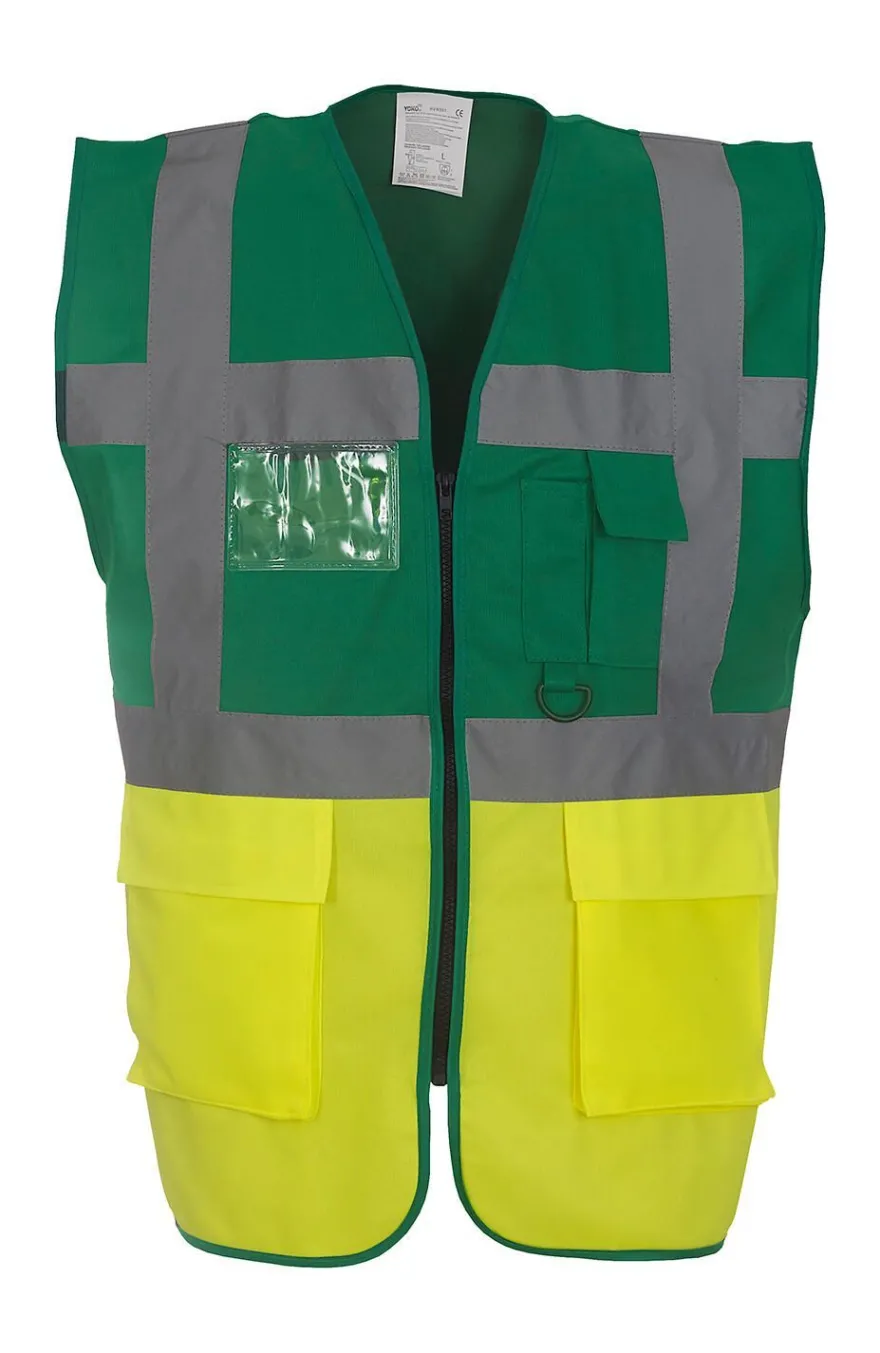 Yoko Hi-Vis Executive Waistcoat HVW801 NEU