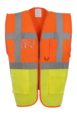 Yoko Hi-Vis Executive Waistcoat HVW801 NEU