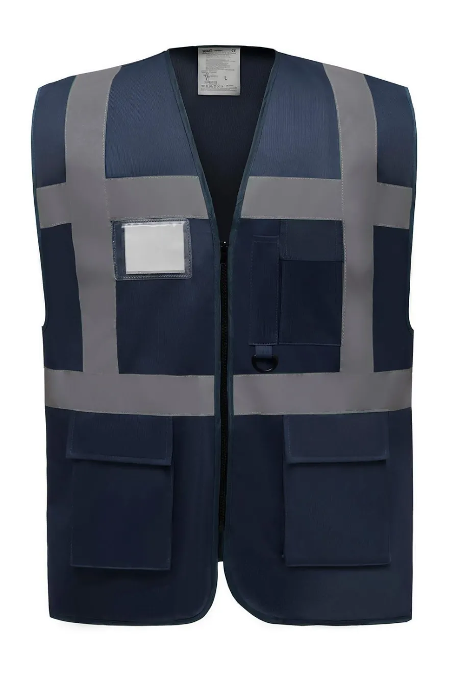 Yoko Hi-Vis Executive Waistcoat HVW801 NEU
