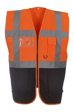 Yoko Hi-Vis Executive Waistcoat HVW801 NEU