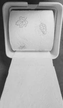 Yoly Toilettenpapierhalter Papierhalter Rollenhalter Geschlossen Weiß Duroplast