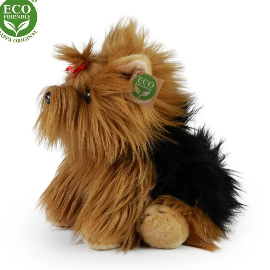 Yorkshire Terrier H= 24 cm, HUND Plüschtier Stofftier Kuscheltier Plüsch