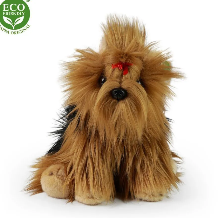Yorkshire Terrier H= 24 cm, HUND Plüschtier Stofftier Kuscheltier Plüsch