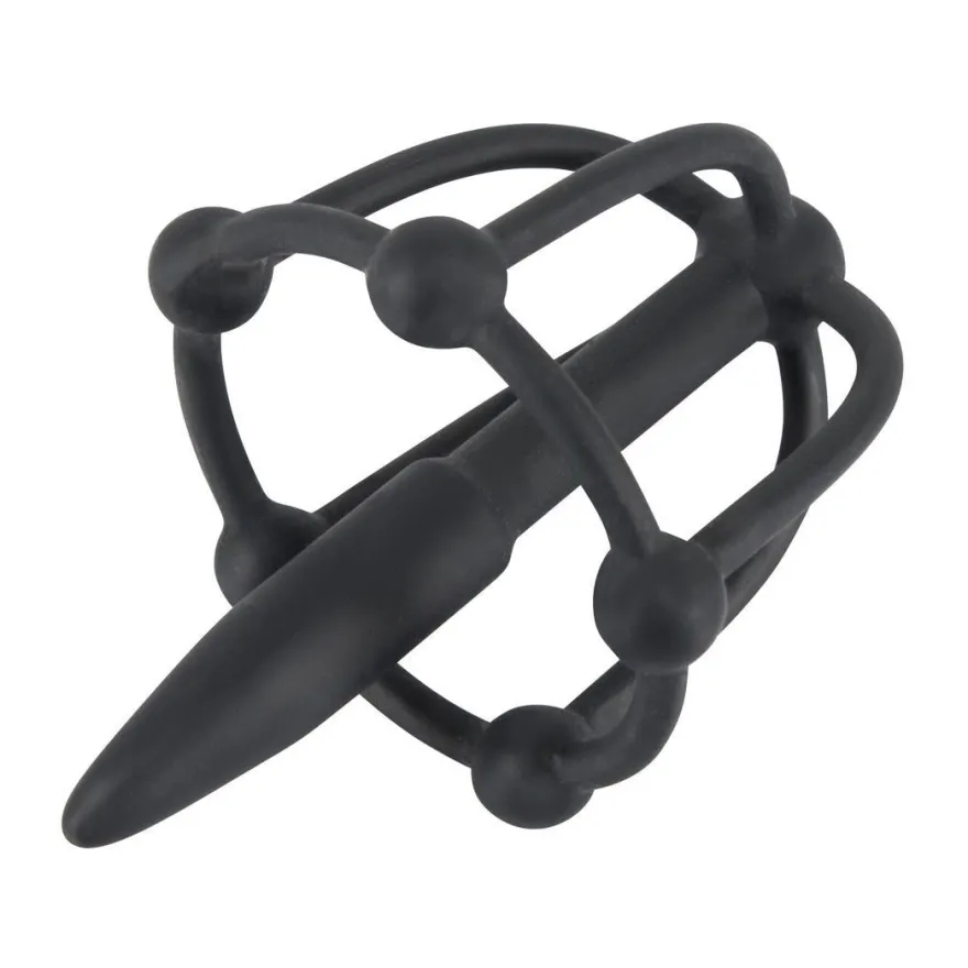 You2Toys Silikon Dilator mit Eichel-Käfig Penis-Plug cage Dilatoren Harnröhre