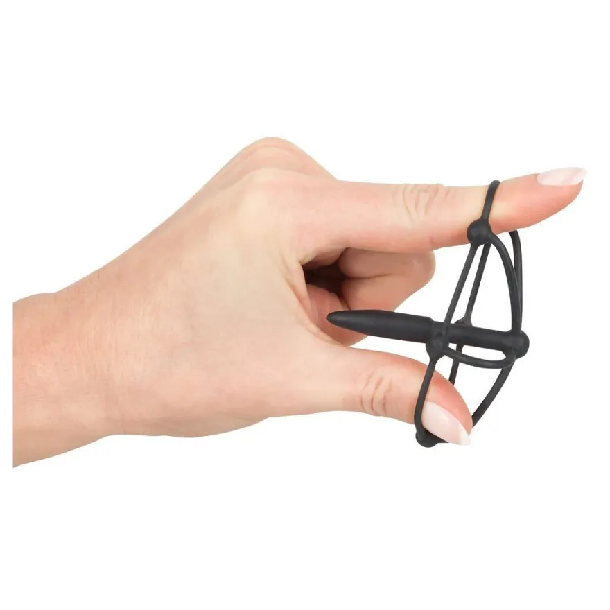 You2Toys Silikon Dilator mit Eichel-Käfig Penis-Plug cage Dilatoren Harnröhre