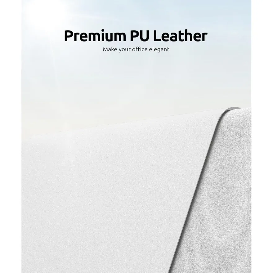 YSAGi Schreibtischunterlage 60x35cm Premium Mauspad in Lederoptik