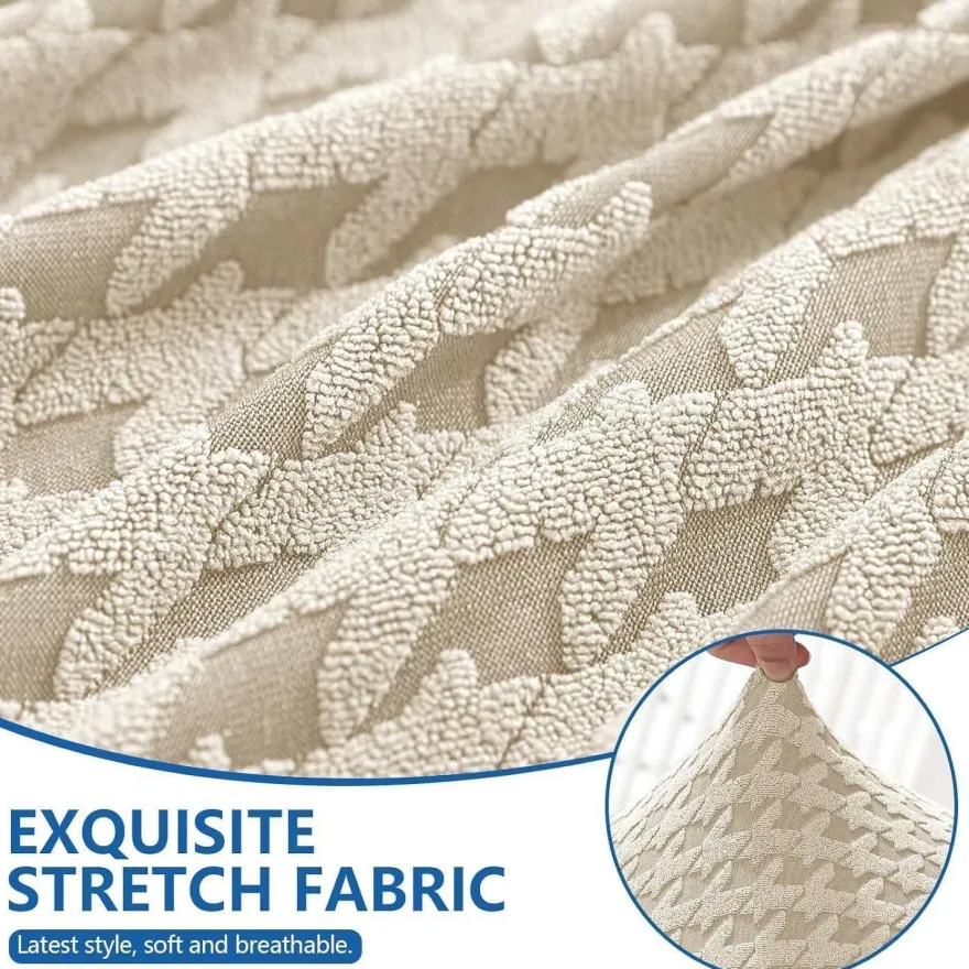 Ystellaa Stretch Sitzkissenbezug, rutschfest und elastisch, Universal