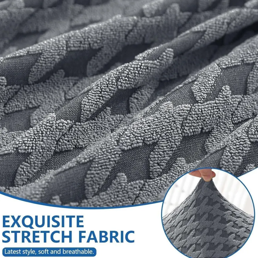 Ystellaa Stretch Stuhlhussen 4er Set, elastische Stuhlbezüge für