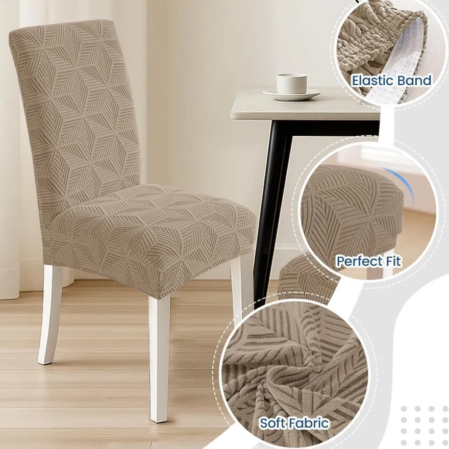 Ystyle Stretch Stuhlbezug 6er Set - Universale, elastische und waschbare