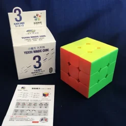 YuXin Black Kirin 3x3 - stickerless - Zauberwürfel Speedcube Magischer Magic Cu
