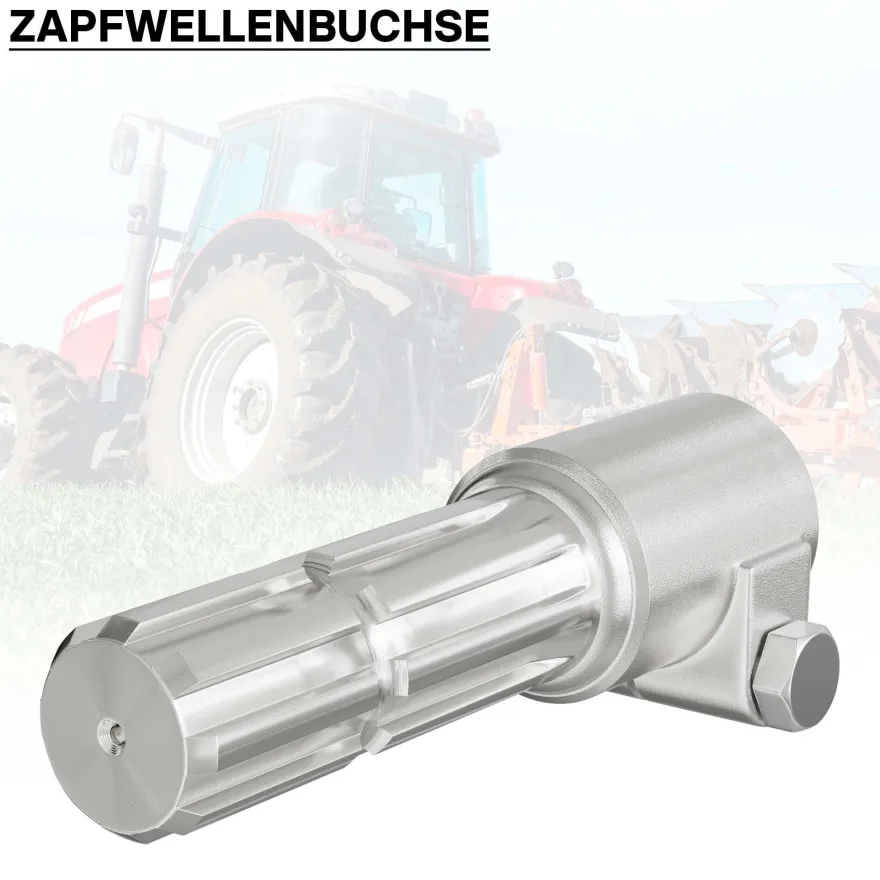 Zapfwelle 160mm Buchse Keilwellenaufnahme 8-32x38x6 für Ausgangswelle 8-32x38x6