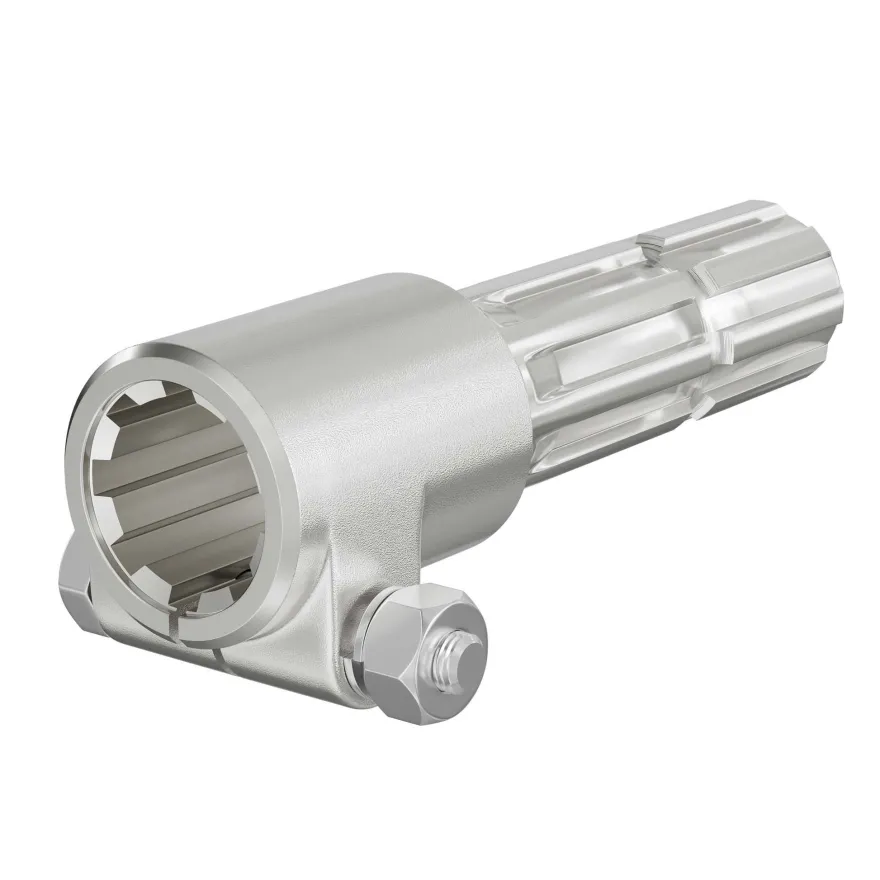Zapfwelle 160mm Buchse Keilwellenaufnahme 8-32x38x6 für Ausgangswelle 8-32x38x6