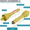 Zapfwelle T6 Gelenkwelle 979mm 830Nm 540U/min PTO-Shaft 74kW 2x 1 3/8