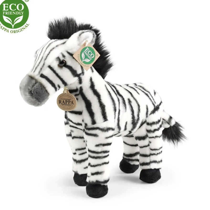 Zebra Plüschtier Stofftier Plüsch- Kuscheltier H= 29cm