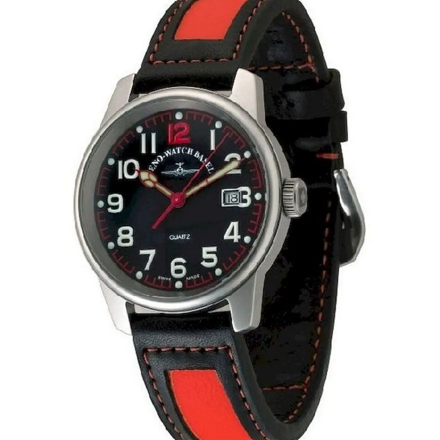 Zeno-Watch - Armbanduhr - Herren - Chrono - Classic Pilot Date - 3315Q-matt-a17