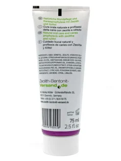 Zeolith MED® Zahncreme 75ml, Zahnpasta ohne Fluorid natürl. Mundpfege Naturkosmetik