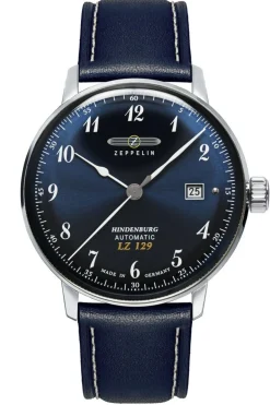 Zeppelin Automatik-Herrenuhr Hindenburg LZ129 Dunkelblau 8056-3