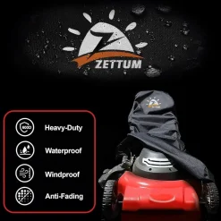 Zettum Rasenmäher Abdeckung 600D Oxford PU Heavy Duty Wasserdicht 188x99.1x63.5