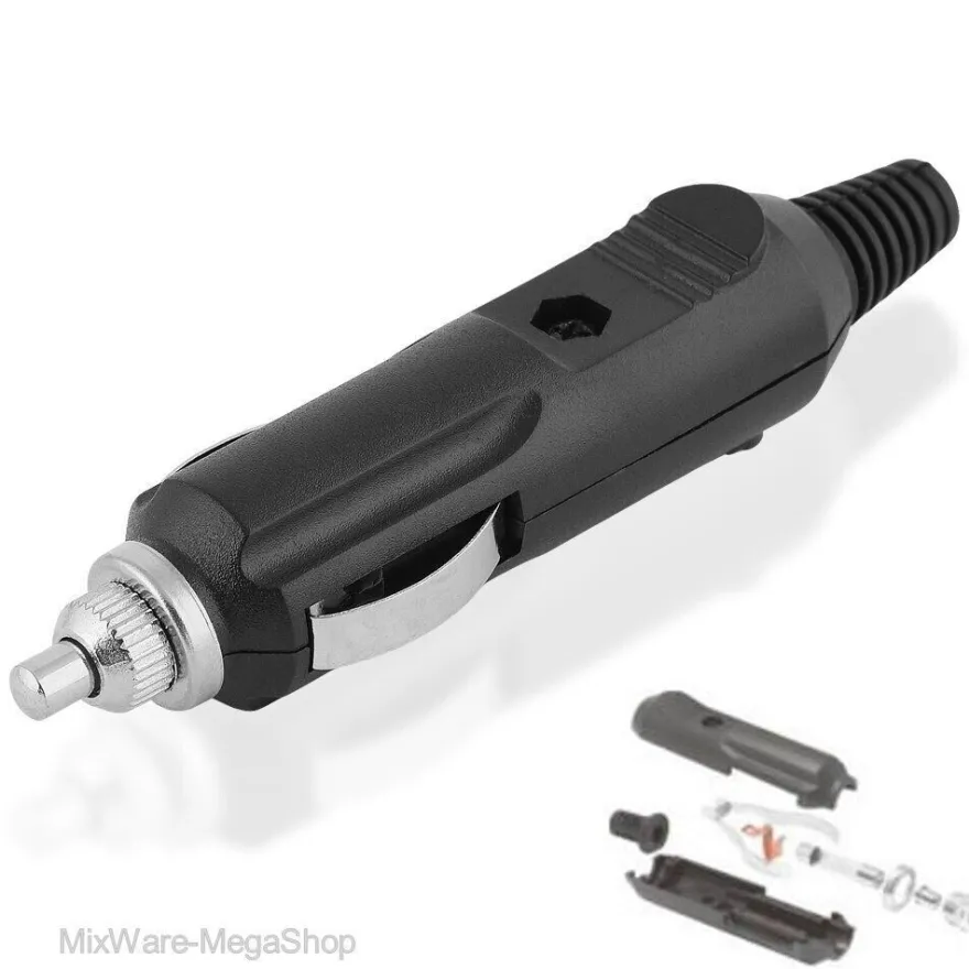 Zigarettenanzünderstecker zum Löten Reparaturstecker für Kfz Lkw Auto 12 - 24 V