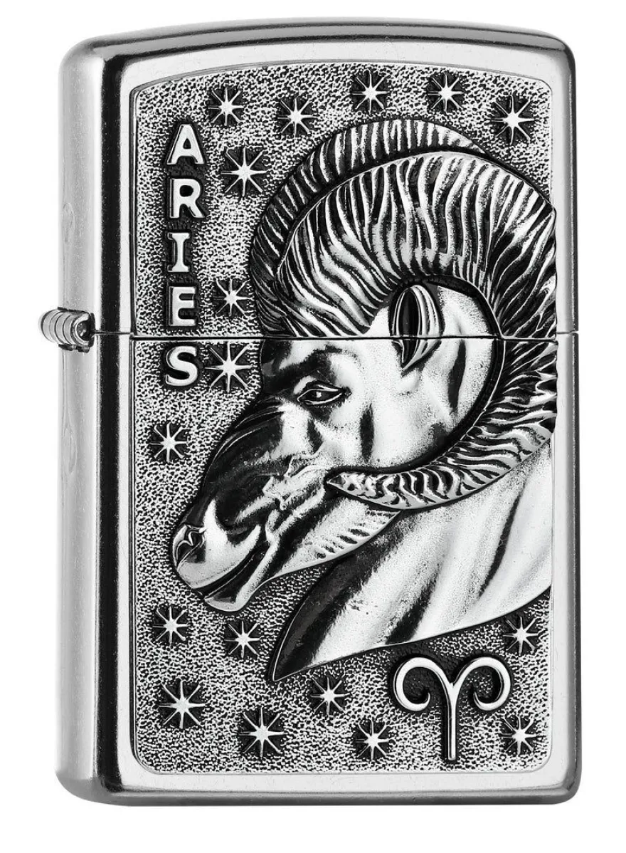 Zippo Feuerzeug Aries Widder Sturmfeuerzeug