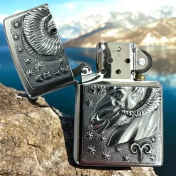 Zippo Feuerzeug Aries Widder Sturmfeuerzeug