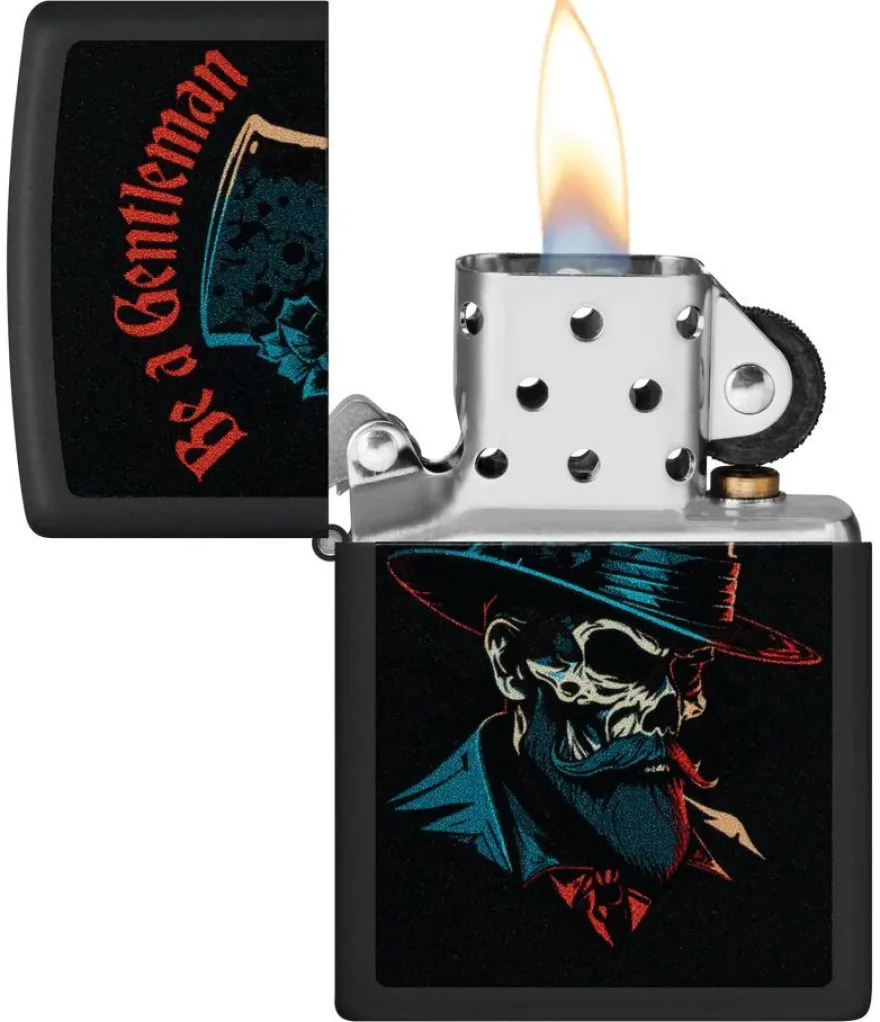 Zippo Feuerzeug Be a Gentleman schwarz matt 60007384