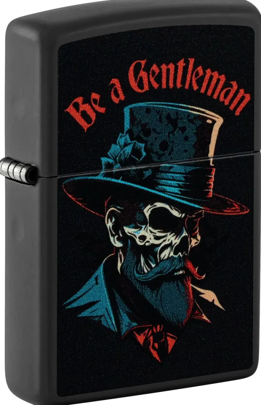 Zippo Feuerzeug Be a Gentleman schwarz matt 60007384