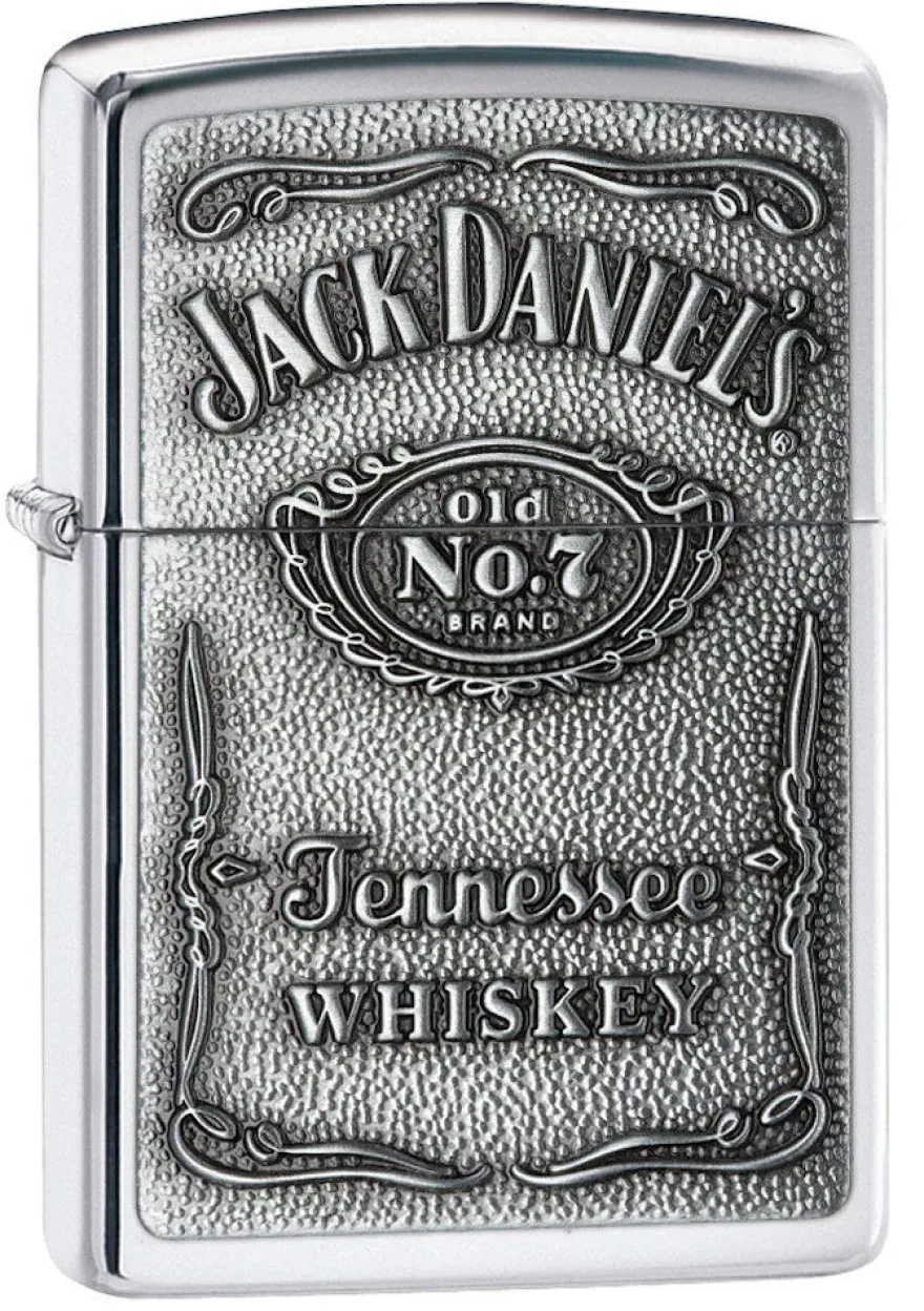 Zippo Jack Daniel's chrom Sturmfeuerzeug Benzin