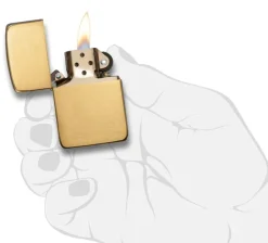 Zippo 1941 Replica Brass Brushed Feuerzeug