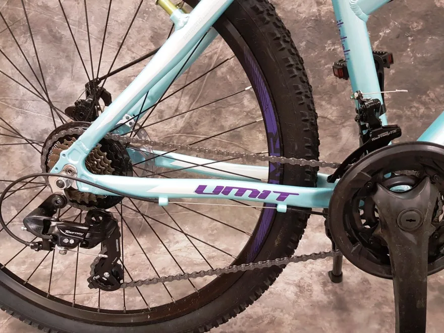 26 Zoll Da. ALU MTB Gefedert 21-Gang Shimano & Scheibenbremsen NEU 2670 Türkis