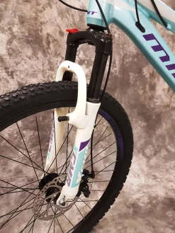 26 Zoll Da. ALU MTB Gefedert 21-Gang Shimano & Scheibenbremsen NEU 2670 Türkis
