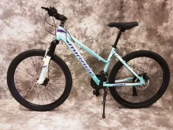 26 Zoll Da. ALU MTB Gefedert 21-Gang Shimano & Scheibenbremsen NEU 2670 Türkis