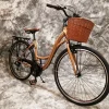 28 ZOLL Damenrad 21-GANG Shimano Schaltung & LICHT & KORB NEU 2810--GOLD