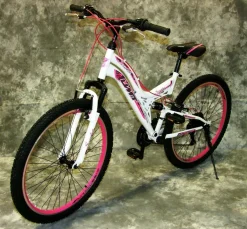 24 ZOLL Mountainbike Gefedert 21-GANG Shimanoschaltung NEU 2440-600 WEIß