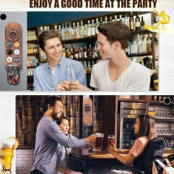 Zonsuse Bieröffner für die Wand mit Kronkorken Sammler, magnetisch, für Bar