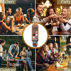 Zonsuse Bieröffner für die Wand mit Kronkorken Sammler, magnetisch, für Bar