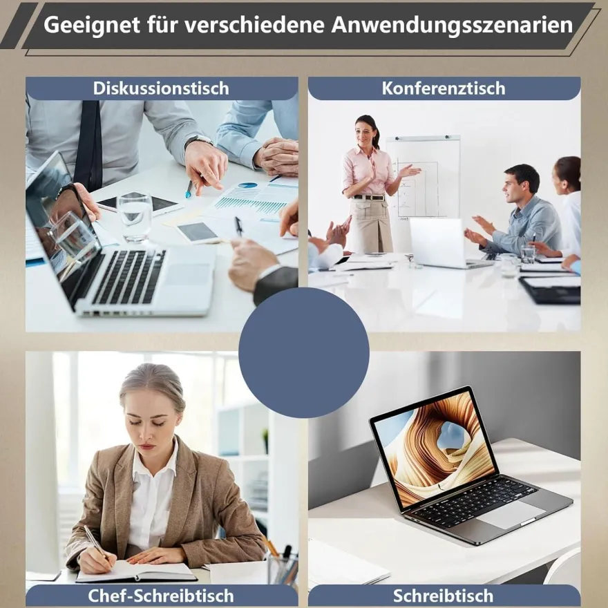 Zrbddef Modularer Konferenztisch erweiterbar, Besprechungstisch für 4-12