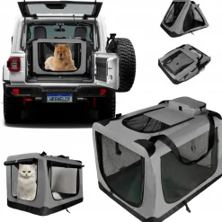 Zusammenklappbarer kleiner Katzentransporter 40x30x30cm XS