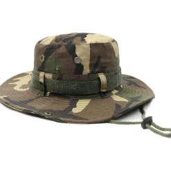 Zylioo XXL-3XL Safari Sonnenhut für großen Kopf, Camo Boonie Hat mit breiter