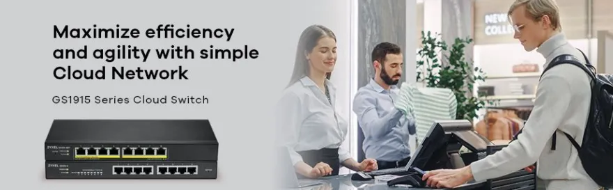 ZyXEL GS1915-8 Smart Managed Layer2 NebulaFlex Switch