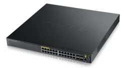 ZyXEL - XGS3700-24HP L2 + , 24x RJ45, 4x 10Giga SFP+, POE